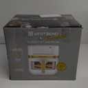 White & Gold Air Fryer with 13 One-Touch Presets & Easy-View Window - AFWB7QWG13
