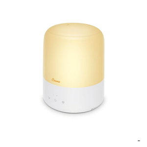Crane Top Fill Mini Humidifier for Bedroom and Nursery 3-in-1 Essential Oil Diffuser Sleep Light 0.5 Gallon Baby Humidifier
