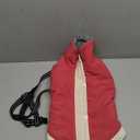 Fleece Lining Dog Hoodie with Harness Built in,Extra Warm Small Dog Jacket in Winter Puppy Coats with Drawstring Hooded,Orange, M, Pink