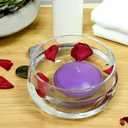 Zest Candle 3-Piece Folding Candles, 4-Inch, Purple