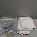 RYB HOME Short Curtains for Small Window, Sunmmer Heat Light Blocking Privacy Protection Curtains for Sunroom Laundry Room Stair Window, Width 52 by Length 36, Pure White, Set of 2