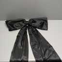 Black Large Bow Decor Big Bow Coquette Birthday Decoration for Room Giant Satin Ribbon Tie for Party Backdrop Wedding Bridal Shower Valentine's Day Wall Hanging Decor (24 x 36 Inches)