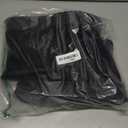 Litfun Suede Platform Mini Boots for Women Genuine Leather Fuzzy Ankle Winter Snow Boots with Fur Lined (9.5-10, Black)