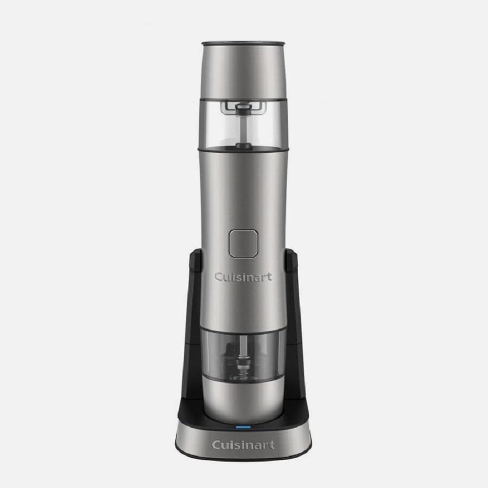 Cuisinart SG-3P1 Rechargeable Salt, Pepper, and Spice Mill (3 Inch, Gray)