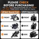 Round Coils Pack & Spark Plugs with Wires Compatible with Chevy Tahoe | Avalanche Express Silverado Suburban 1500 2500 3500/GMC Savana Sierra Yukon H2 Replace#UF262 D585 C1251