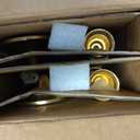 Brass Gold Candlestick Holders, Metal Taper Candle Holders Set of 6, Vintage Modern Candle Sticks Holder Decor for Table Centerpiece, Fireplace Mantel Wedding Housewarming Gift, Candlelit Dinner Dcor