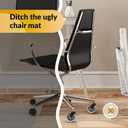 Rollerblade Office Chair Wheels, Set of 5 Replacement Casters for Desk and Gaming Chairs, Safe for Hardwood Floors, Tile, Laminate & Carpet, Support Up to 650 LBS, Easy Install, Universal Fit, Clear