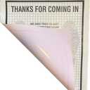 AutoMat Heavy Duty Premium Reinforced Plastic Coated Disposable Paper Automotive Floor Mat (Case of 100)