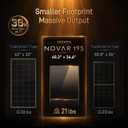 195 Watt Solar Panels, N-Type Quarter-Cut 25.6% High Efficiency Cells