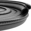 DGSL Car Weather Stripping, 25Ft Automotive Door Seal Strip with Side Bulb Rubber Seal for Cars, Boats, Trucks, RVs