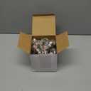 Christmas Snow Globe String Lights 13 ft 20 LED Vintage Christmas Tree Bulb Lights with Cute Ornaments for Xmas Indoor Outdoor Home Office Table Party Decor Battery Operated (Warm White)