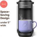 Keurig K-Mini Mate Plus Single-Serve K-Cup Pod Coffee Maker, Compact, 3 Cup Sizes, Brew Over Ice and Strong Button Features, 50 oz Removable Reservoir, Matte Black