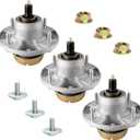 AM144377 Deck Spindle Assembly Fit for John Dee re Mower, AM124498 Spindle Compatible with John Dee re X530 X300 X540 Z425 LT133 LT155 LT166 LX280 Mower, Replace AM135349 AM131680 AM144377, 3 Pack