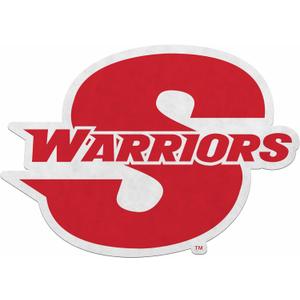 Rico Industries NCAA Cal State-Stanislaus Warriors Primary Shape Cut Pennant - Home and Living Room Dcor - Soft Felt EZ to Hang