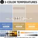 Dining Room Light Fixture 47″ 51W LED Dimming Linear Kitchen Light