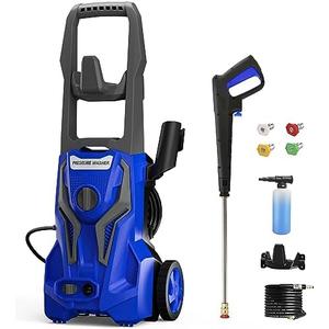 ZHUOLIN Electric Pressure Washer 5000PSI-max 3.2GPM Power Washer Car Cleaning Machine with Adjustable Spray Nozzle and Foam Cannon for Home Driveway Patio Deck, Blue