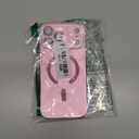 Misscase Magnetic for iPhone 17 Pro Max Case,Comes with Camera Lens Protector,Compatible with Magsafe,Soft TPU Full Protection Slim Smooth Bumper Shockproof Phone Cover Rose Gold