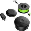 Zezzo Magnetic Wiremag Puller,Wire Puller Tool,Fish Tape Wire Pulling System,Wire Cable Wire Fishing Tools Coaxial Electrical Fish Tape Pull Push Kit Behind Indoor Home Office Outdoor Garden Walls