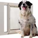 Ideal Pet Products Aluminum Sash Window Pet Door, Adjustable to Fit Window Widths from 27" to 32", Large 10-1/2 x 15 Flap Size