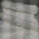 duduta White Faux Sheepskin Runner Rugs 2x6 ft, Fluffy Shag Rug for Bedroom Hallway Fur Sofa Couch Covers Non Slip