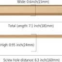 Asidrama 10 Pack 6.3 inch Champagne Bronze Kitchen Cabinet Handles
Heavy-Duty Solid Zinc, 2 Screw Sizes, 6.3" Hole Center(160mm), Cupboards, Drawers, Dressers, Furniture, Hardware