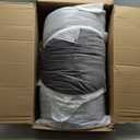 Jaxx 6 Foot Cocoon - 2-in-1 Convertible Bean Bag Bed & Large Bean Bag Chair for Adults, Charcoal