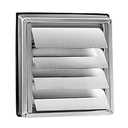 FRESH SPEED 4 Inch Stainless Steel Dryer Vent Cover - Air Vent Gravity Moving Flap Grille 2 Pack