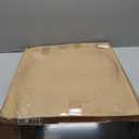 2 Pcs 24 x 29 Inch Restaurant Serving Trays Black PP Plastic Non Slip Rubber Lined Large Oval Tray for Kitchen Dining Room Cafeterias Fast Food Service