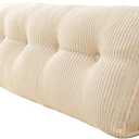 Triangular Headboard Cushion Large Triangular Headboard Wedge Bed Daybed Backrest Support Cushion Headboard Wedge Pillows for Day Bed(Color 4,180x50x20cm)