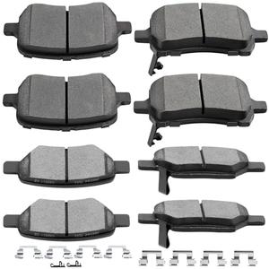 Ceramic Brake Pads Kits,SCITOO 8pcs Brakes Pads Set fit for 2008 for Chevy Cobalt, 04-12 for Chevy for Malibu,07-09 for Pontiac G5,06-10 for Pontiac G6,07-09 for Saturn Aura
