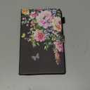 KEROM Fire HD 10 Tablet Case (9th/7th/5th Generation, 2019/2017/2015 Release), PU Leather Folio Stand Protective Cover Case with Auto Wake/Sleep, Card Slot, Pen Holder - Flowers