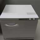 Towel Warmer Cabinet, 8L Hot Spa Small Towel Warmer Heating Use for Facial Spa, Hair Beauty, Salon Equipment and Home - White