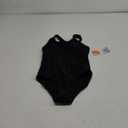 beautyin Girls Swimsuit One Piece Swimwear Athletic Competition Bathing Suit 7-16Y (11-12 Years, Black)