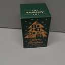 Funny Christmas Beer Glass for Men Women, 16 oz Holiday Glass Drinking Cups, White Elephant Gifts for Dad Husband Son Grandpa, Christmas Glass Cup Party Supplies Table Decor Stocking Stuffers