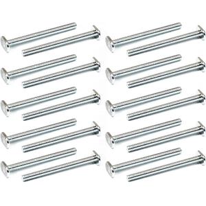 POWERTEC 5/16"-18 T Track Bolts 20 Pack for T Track, 3-1/2 Inch Long T Slot Bolts for Universal T Track, T Track Accessories for Woodworking Jigs and Fixtures (QTB1003)