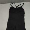 SHAPERX Shapewear for Women Tummy Control Open Bust Thigh Slimmer Body Shaper (Medium, Black)