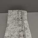 Istana Hallway Runner Rug 2x6 - White Cream/Grey Kitchen Rugs Non Slip Washable -Silk's Soft Touch Carpet Runner - Stylish Rug for Home