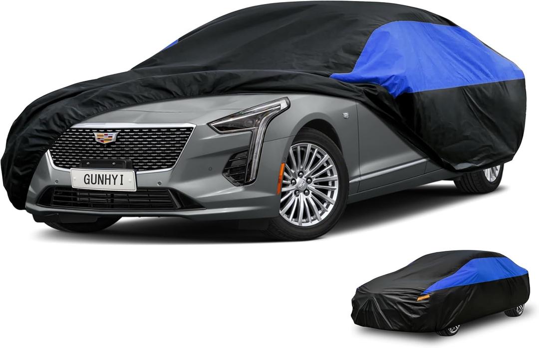 Cadillac Car Cover Custom Fit Cadillac CTS (2003-2014) Waterproof All Weather, Lightweight Full Car Cover Outdoor Sun UV Rain Dust Snow Wind Protection.