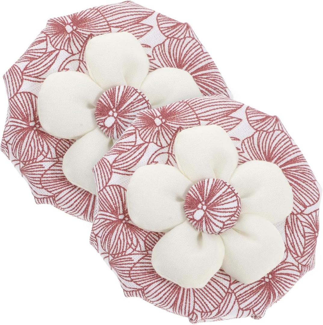 Mipcase Winter Door Knob Covers 2-Pack Soft Cloth Round Door Handle Gloves Indoor Outdoor Door Knob Protector for Cold Weather Comfort and Safety