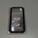 Lanhiem for iPhone 17 Pro Max Metal Case, Built-in Glass Screen Protector, Heavy Duty Shockproof Case [Military-Grade Full Protective] Tough Rugged Phone Cover for 17 Pro Max 6.9", Black