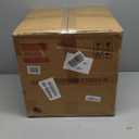 Kante 12.6" Cylinder Concrete Planter, Round Plant Pot with Drainage Hole for Indoor Outdoor Use, Suitable for Flower, Trees, Succulents, Black Finish with Painted Interior