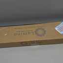 Cordless Room Darkening Mini Blinds for Indoor Windows - 35" W x 64" L - White, Over 1,400 Custom Sizes Starting at 9.97, 1" Vinyl Slats, Horizontal Window Blinds by Lumino