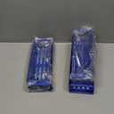 HuggieGems 4 Pack Magnetic Spice Storage Rack Organizer for Refrigerator and Oven, Blue Fridge Organizers and Storage