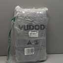 YUDODO Large Dog Car Seat for Center Console (Width9in) Fits 0-18lbs, Anti-Slip Puppy Cat Travel Portable Booster Seat, Portable Pet Car Bed Carseat Dual Front & Rear Pillow Black