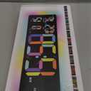 Large Digital Wall Mount Clock 17.3", 15 Color Modes Jumbo Numbers, 8 Color Modes Atmosphere Lights, Led Large Display Auto-Dimming/DST, for Classroom Living Room Garage Gym, Gift for Senior Mom Dad