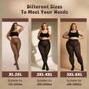 HONGTEYA Plus Size Fleece Lined Tights Women (US, Alpha, 3X-Large, 4X-Large, Regular, Regular, Coffee) (Brown, XXXL)