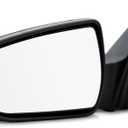 For Chevy Malibu 2013 2014 2015 Door Mirror Driver Side | Power Glass | Heated | With Turn Signal Light | Non-Folding | Textured Black | Replacement For GM1320487 | 22860542, 22860562