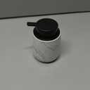 Bosilunlife Hand Soap Dispenser - Marble Lotion Dispenser 12Oz Ceramic Soap Dispenser Bathroom Refillable Liquid Pump Dispenser for Bathroom Kitchen Dispenser for Dish Soap with Easy-to-Press Pump