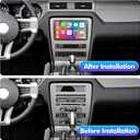 2+32G 9-inch Android 13 Car Stereo for Ford Mustang 2010-2014 IPS Touchscreen Screen Car Radio with Carplay & Android Auto Support Backup Camera GPS FM Navi BT SWC