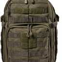5.11 Tactical Backpack, RUSH 12 2.0 Military Survival Molle Backpack with Laptop Compartment, 24L, Style 56561ABR/56562ABR